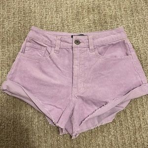 Corduroy shorts